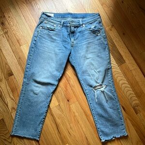 Gap Girlfriend Mid Rise Jeans Size 29/8P